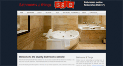 Desktop Screenshot of bathroomsandthings.co.uk