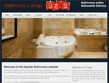 Tablet Screenshot of bathroomsandthings.co.uk